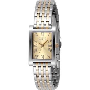 Invicta Angel Lady 19.50mm Stainless Steel Gold Gold dial PC21J Quartz