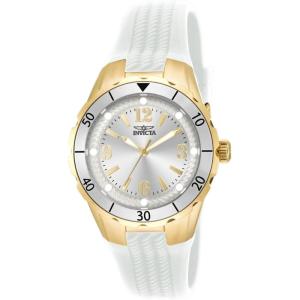 Invicta Angel White Dial White Polyurethane Ladies Watch 17484 17484