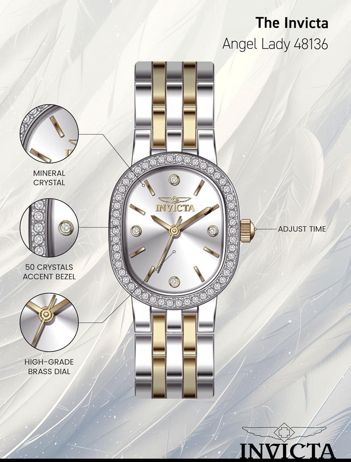 image:imageInvicta Angel Stainless Steel Womens Quartz Watch 20mmGold Steel