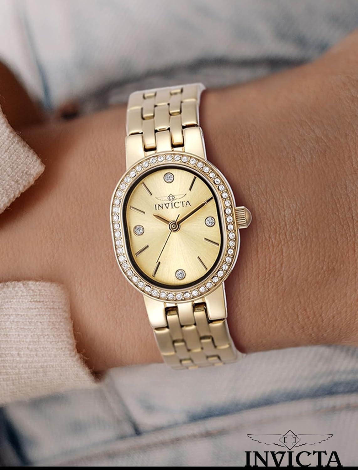 image:imageInvicta Angel Stainless Steel Womens Quartz Watch 20mmGold