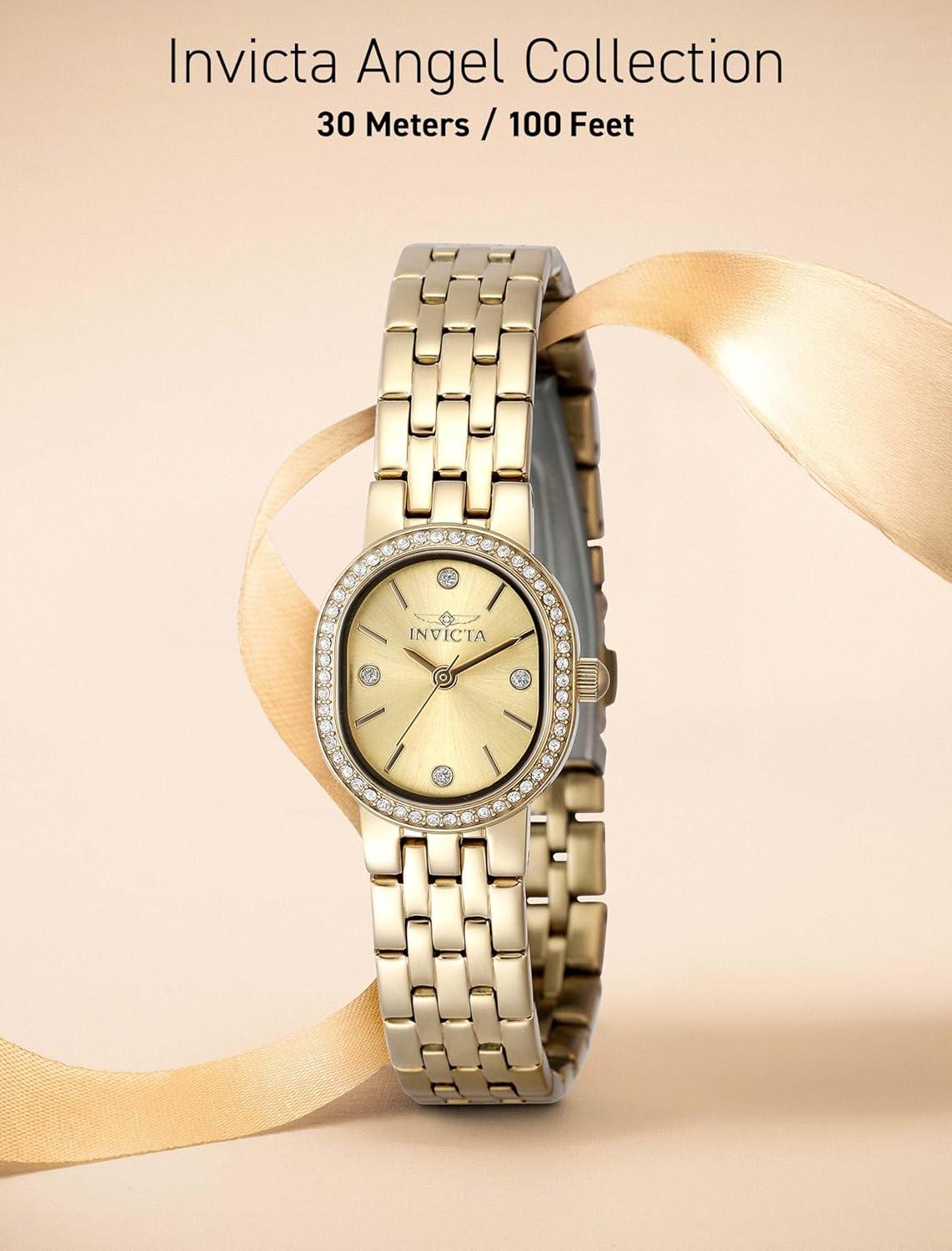 image:imageInvicta Angel Stainless Steel Womens Quartz Watch 20mmGold
