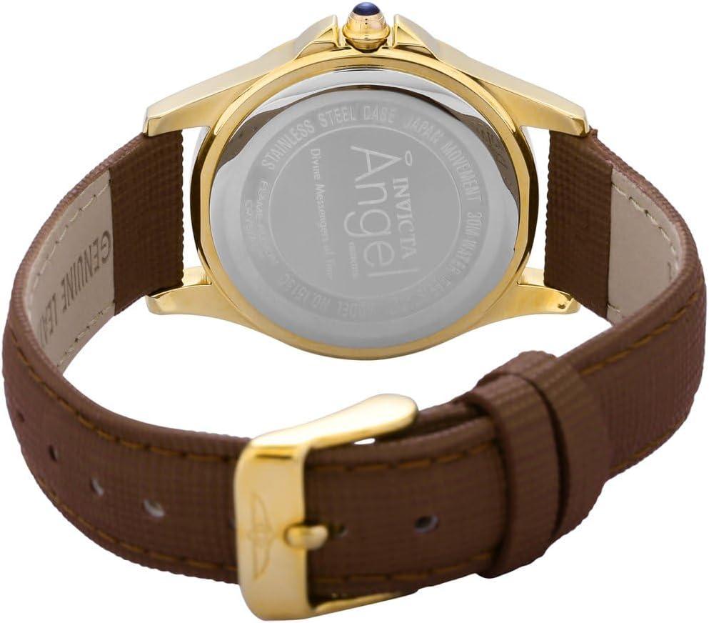 image:imageInvicta Angel Stainless Steel Womens Quartz Watch 32mmBrownGold