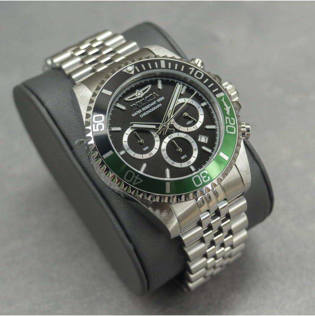 image:imageInvicta Pro Diver Edelstahl Herren Quarzuhrwerk 43mmSilver Green Black