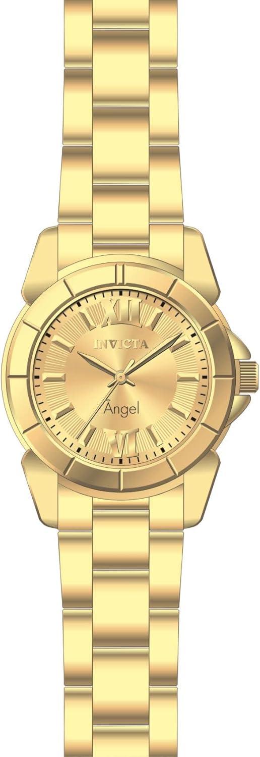 image:imageInvicta Womens 0459 Angel Collection RhodiumPlated GoldTone Watch