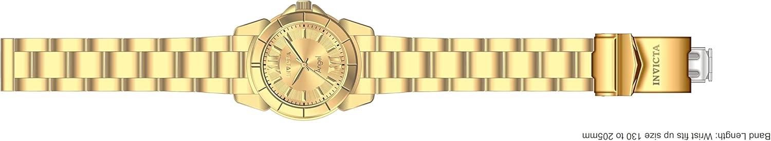 image:imageInvicta Womens 0459 Angel Collection RhodiumPlated GoldTone Watch