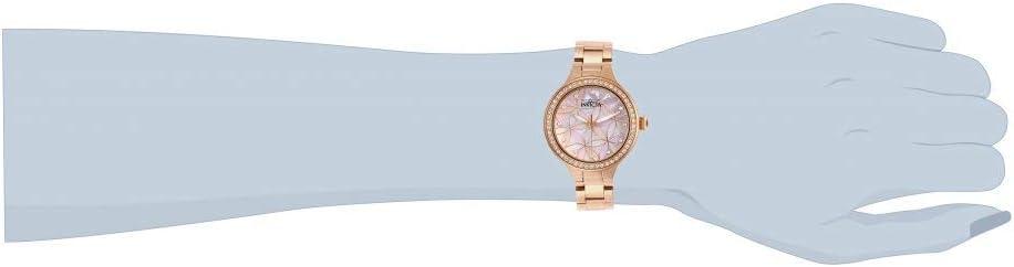 image:imageInvicta Womens Wildflower Quartz Watch with Stainless Steel Strap Rose Gold Silver 14 Model 28823 28824Rose Gold