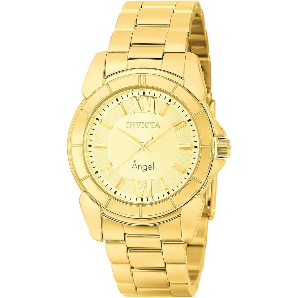 image:imageInvicta Womens 0459 Angel Collection RhodiumPlated GoldTone Watch