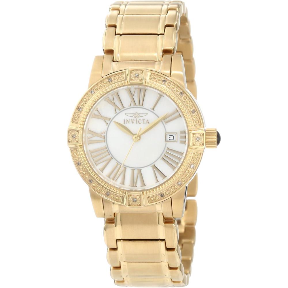 image:imageInvicta Womens 13959 Angel White MotherOfPearl Dial Diamond Accented Watch