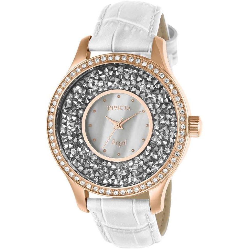 image:imageInvicta Womens 24588 Angel Analog Display Quartz White Watch