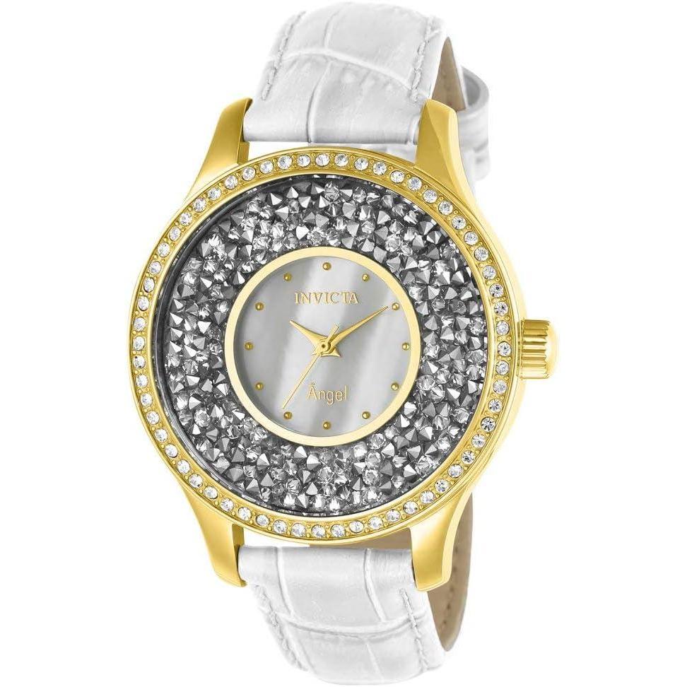 image:imageInvicta Womens 24589 Angel Analog Display Quartz White Watch