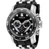 image:imageInvicta Mens 37230 Pro Diver Quartz Chronograph Black Red Dial Watch