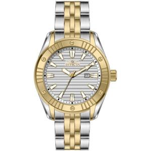 Invicta Angel Lady 47.5mm Stainless Steel Gold + Steel Silver dial PC32 Quartz