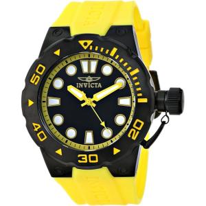 Invicta Men’s 16138SYB Pro Diver Analog Display Swiss Quartz Yellow Watch