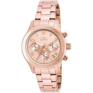 Invicta Women’s 19218 Angel Analog Display Japanese Quartz Rose Gold Watch