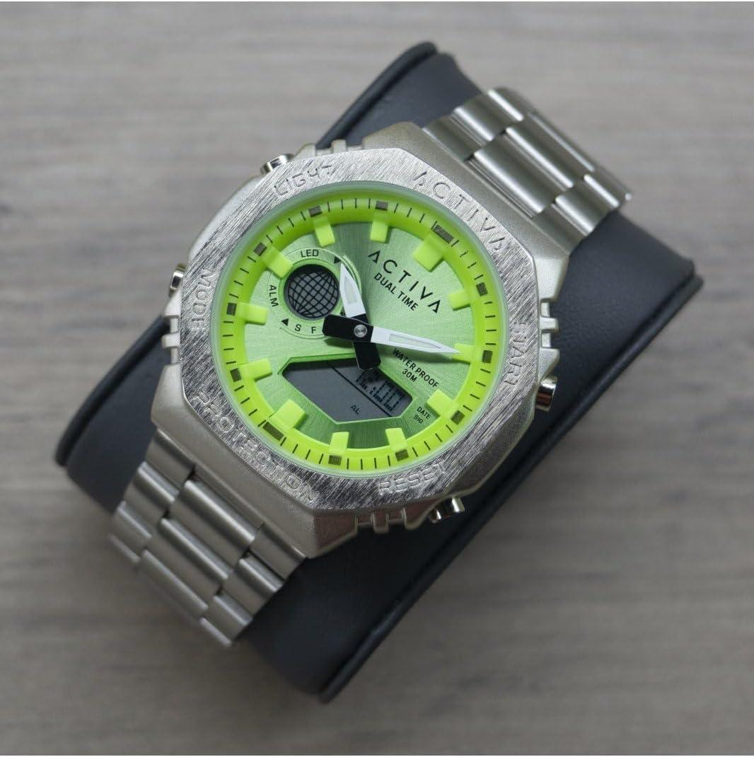 image:imageACTIVA x INVICTA DIGITAL ESSENTIALS Unisex 455mm Alloy Silver Not Applicable dial Electronic Digital