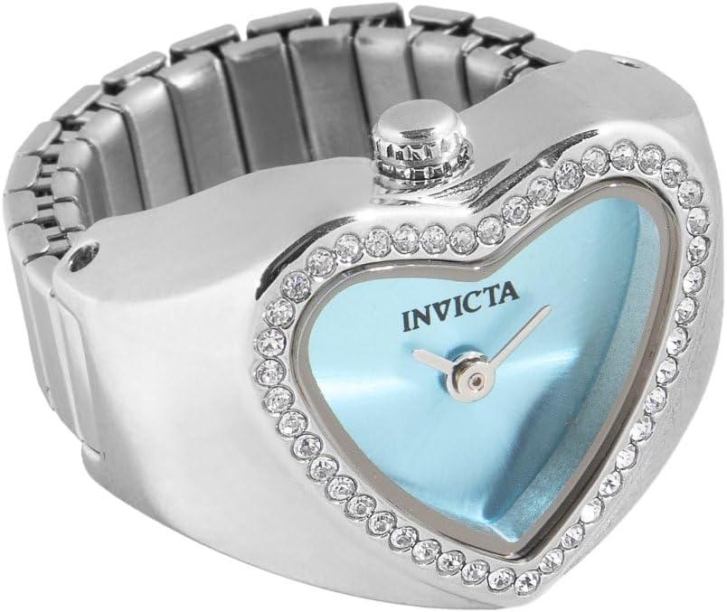 image:imageInvicta Mini Ring Watch Lady 185mm Stainless Steel Steel Light Blue dial VC00 Quartz