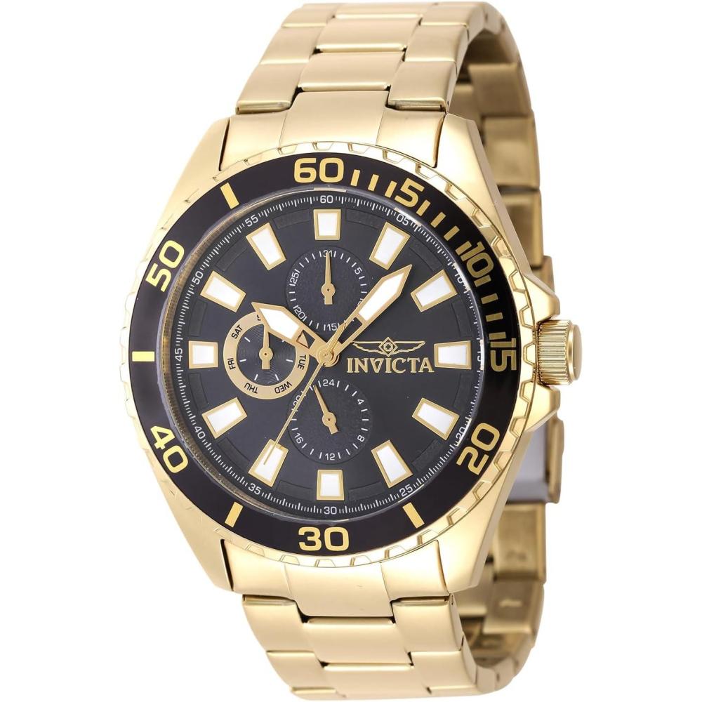image:imageInvicta Pro Diver Edelstahl Herren Quarzuhrwerk 46mmGold
