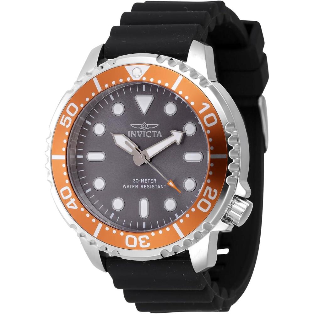 image:imageInvicta Pro Diver Men 48mm Stainless Steel Steel Grey dial PC21J Quartz