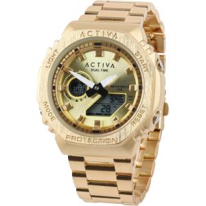 ACTIVA x INVICTA DIGITAL ESSENTIALS Unisex 45.5mm Alloy Gold Not Applicable dial Electronic Digital