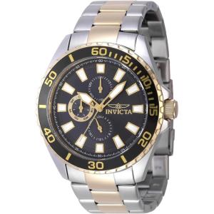 Invicta Pro Diver Edelstahl Herren Quarzuhrwerk – 46mm(Black / Two Tone)