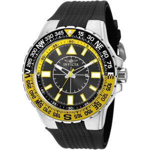 Invicta Men’s 19267 Aviator Analog Display Quartz Black Watch