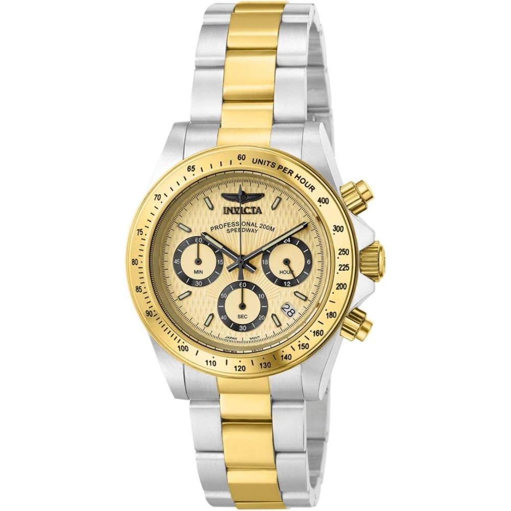 image:imageInvicta Mens 14930 Speedway Analog Display Japanese Quartz Two Tone Watch