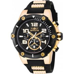 Invicta Men’s 17200 Speedway Analog Display Japanese Quartz Black Watch
