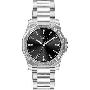 Invicta Speedway Men 42mm Stainless Steel Steel Black dial PC21J Quartz