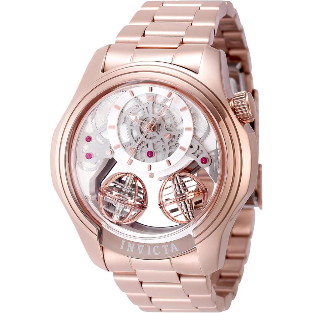 image:imageInvicta Specialty Men 46mm Stainless Steel Rose Gold Rose Gold dial PC21AF Quartz