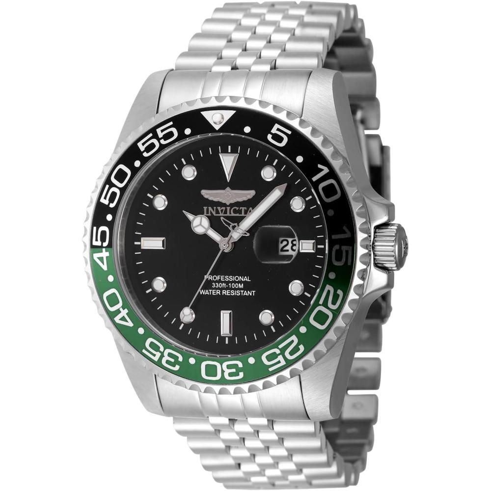 image:imageInvicta Pro Diver Men 47mm Stainless Steel Steel Black dial PC32 Quartz