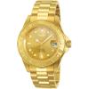 image:imageInvicta Mens 13929 Pro Diver Automatic Gold Dial 18k Gold IonPlated Stainless Steel Watch
