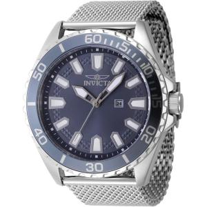 Invicta Men’s Pro Diver 46mm Stainless Steel Quartz Watch, Silver (Model: 46901)
