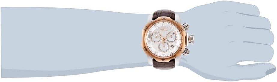 image:imageInvicta Mens 0359 Reserve Collection Venom Chronograph Brown Leather Watch