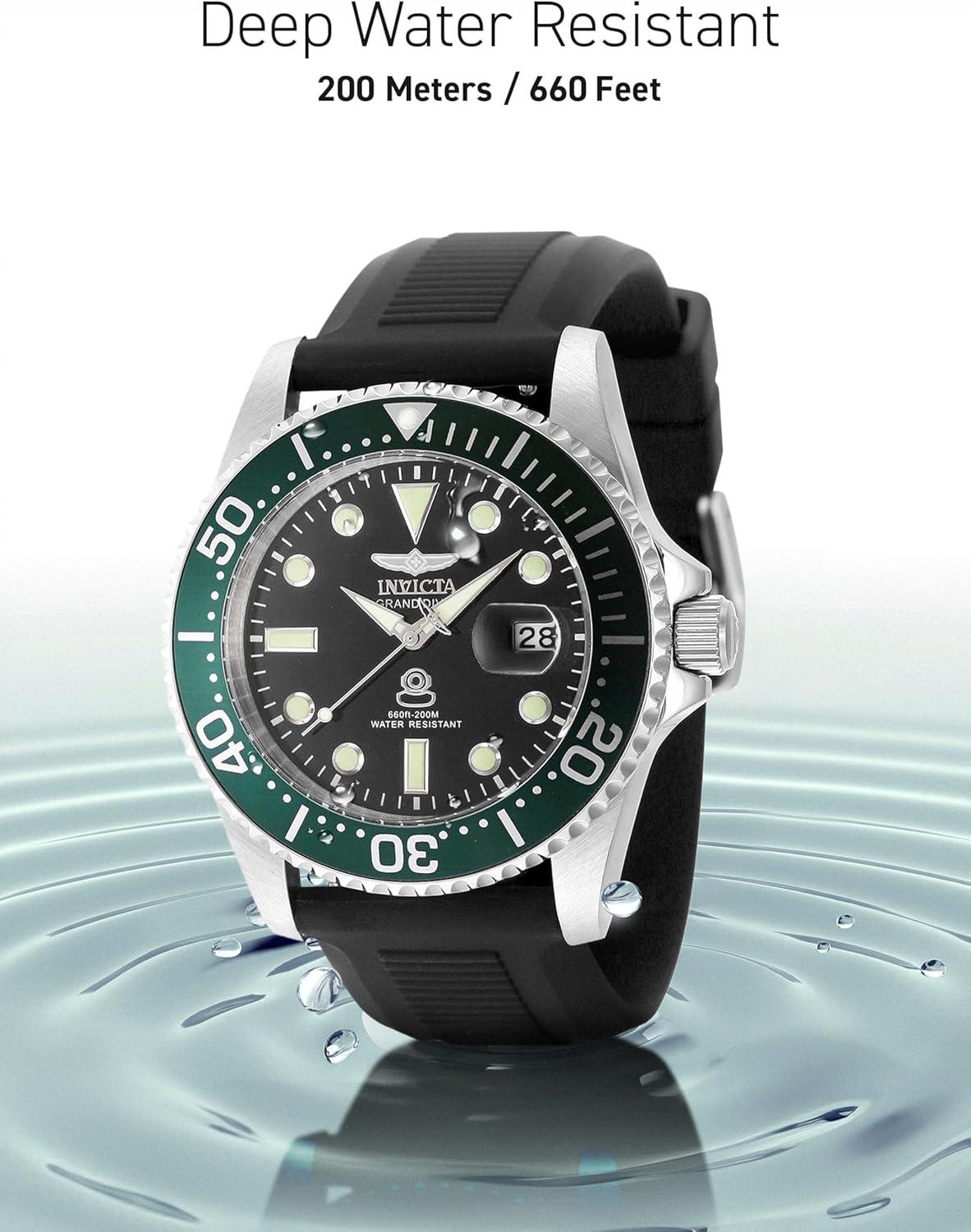 image:imageInvicta Pro Diver Men 42mm Stainless Steel Steel Black dial PC32 Quartz