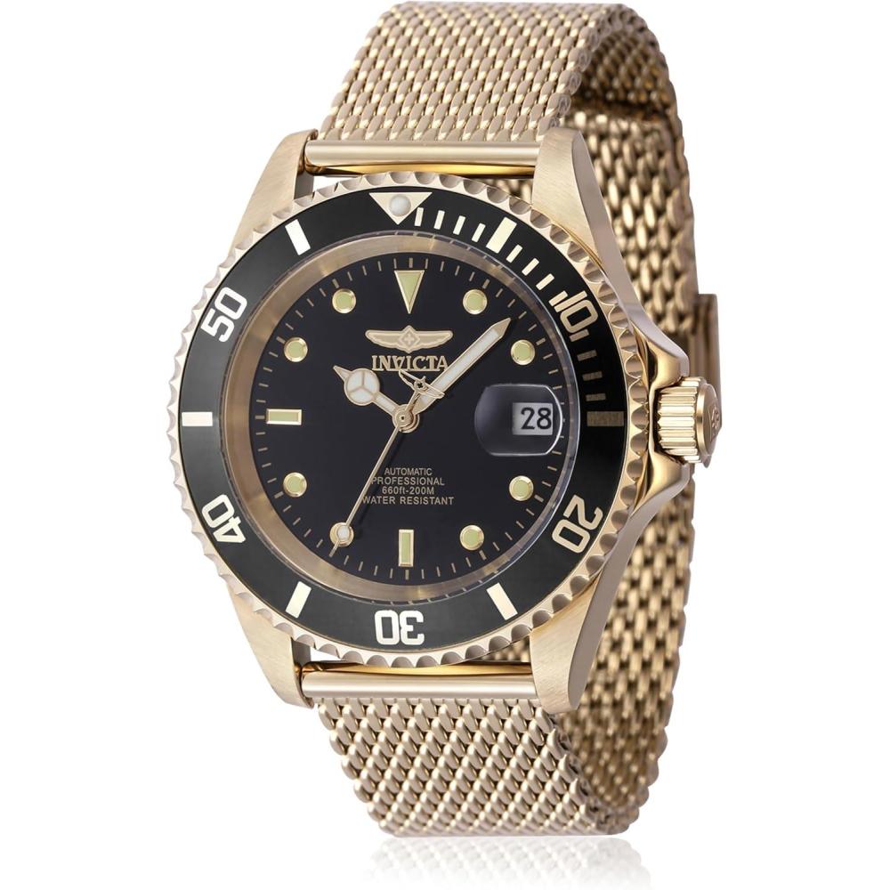image:imageInvicta Mens Pro Diver Automatic WatchGold Black