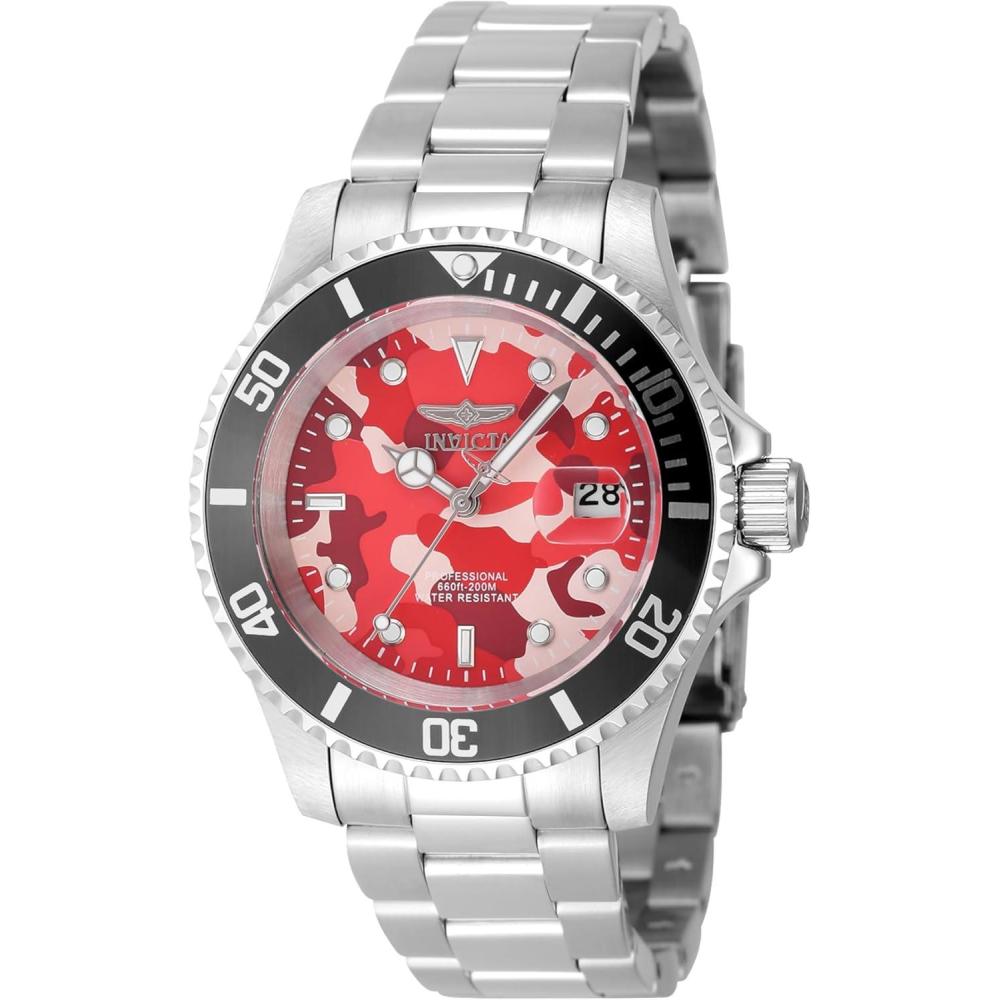 image:imageInvicta Pro Diver Men 40mm Stainless Steel Steel GreyCamouflage dial PC32 Quartz
