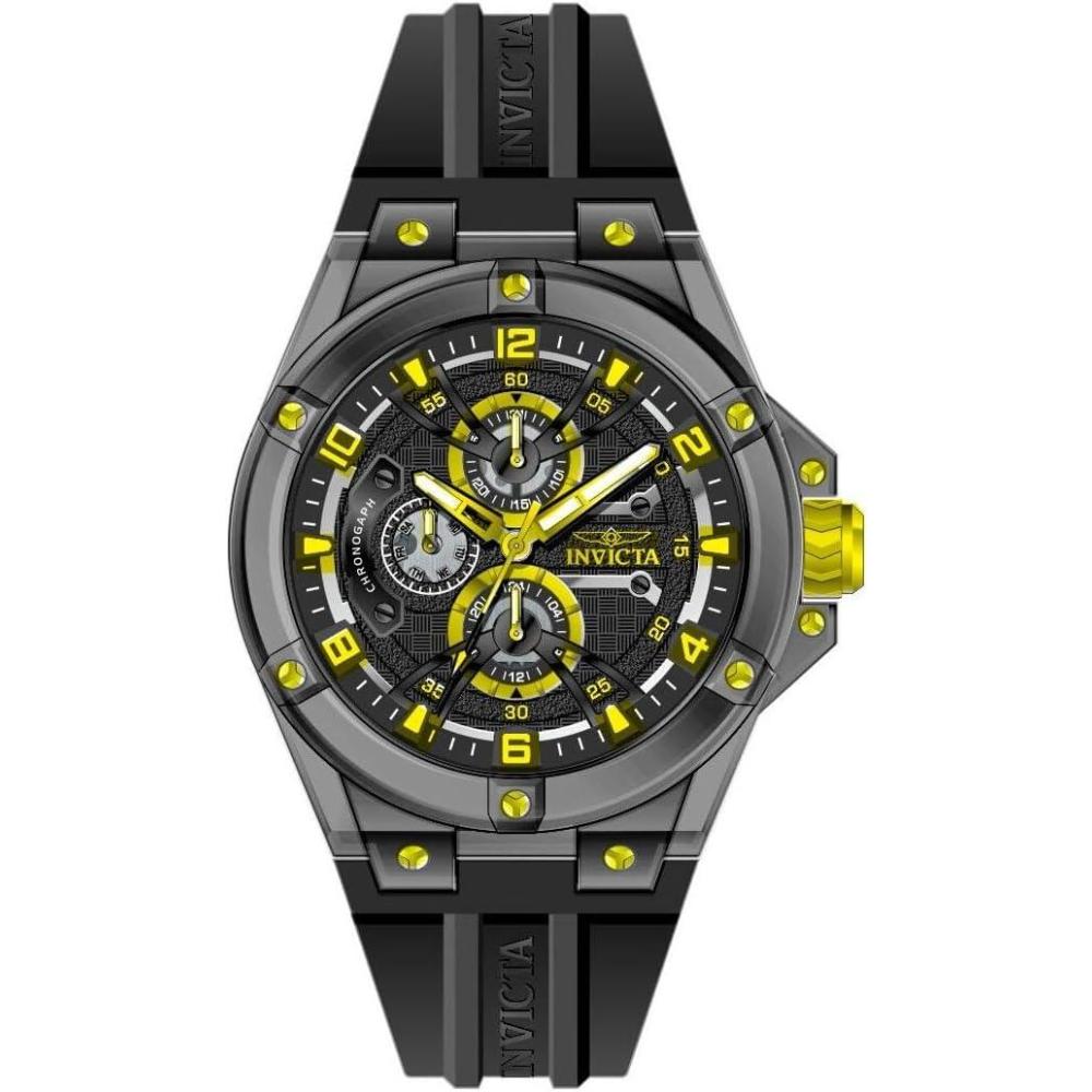image:imageInvicta Racing Men 46mm Plastic Black Black dial VH67 Quartz