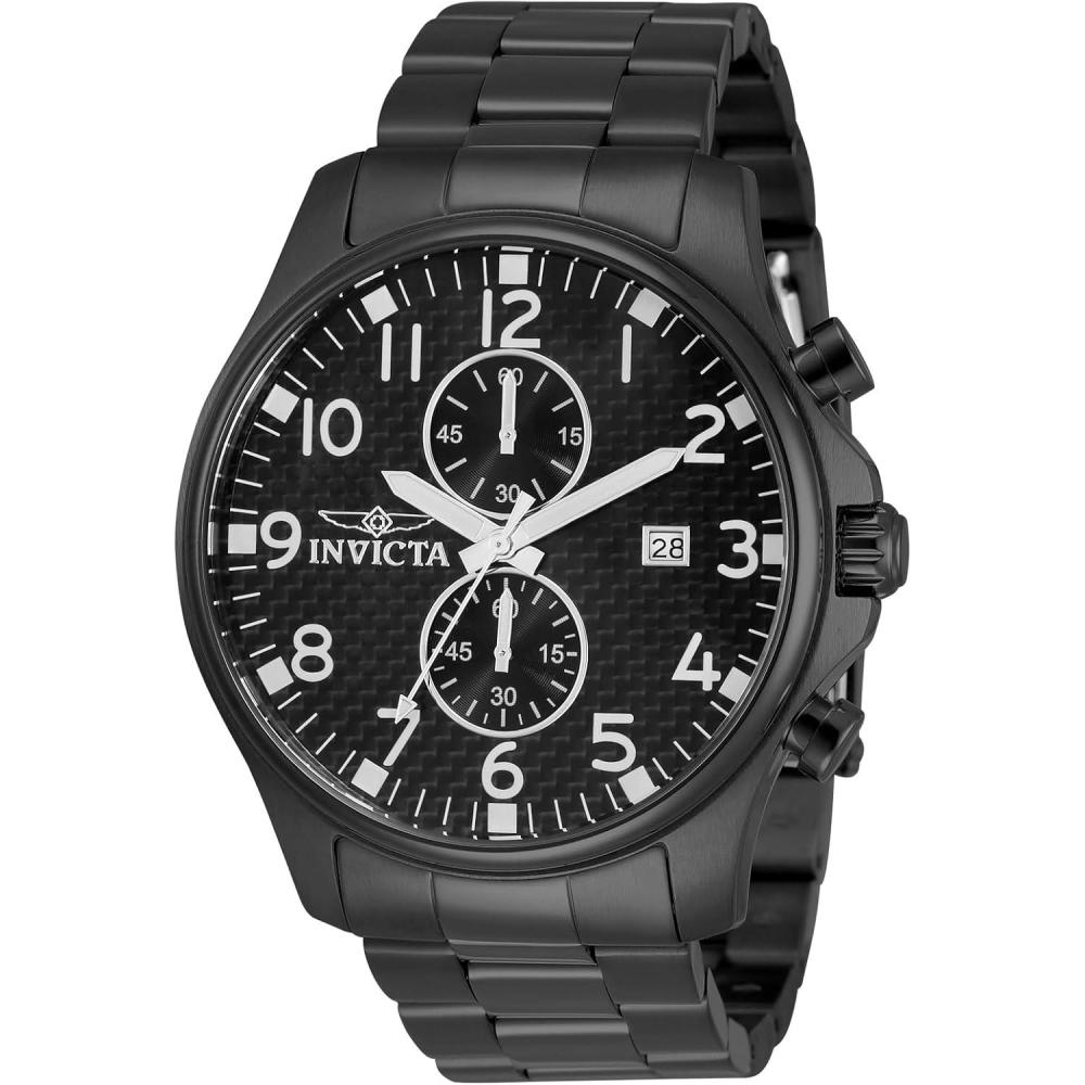 image:imageInvicta Specialty Edelstahl Herren Quarzuhrwerk 48mmBlack