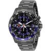 image:imageInvicta Specialty Men 45mm Stainless Steel Gunmetal BlackBlue dial VD57 Quartz