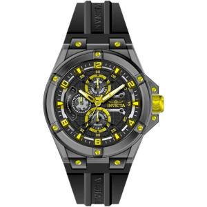 Invicta Racing Men 46mm Plastic Black Black dial VH67 Quartz