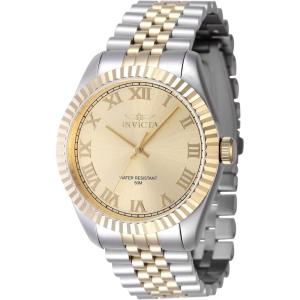 Invicta Specialty Men’s Watch – 43mm, Gold, Steel (47404)