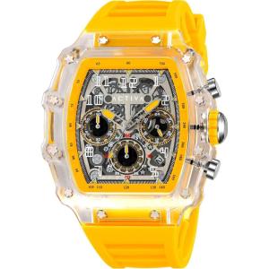 Invicta Essentials Men 44.3mm PC Yellow + Transparent White Not Applicable dial PE90 Quartz