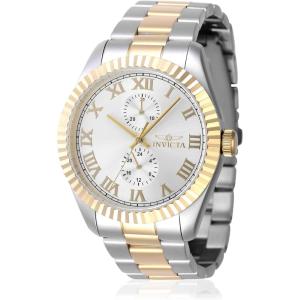 Invicta Specialty Men 43mm Stainless Steel Steel Silver dial VH61 Quartz