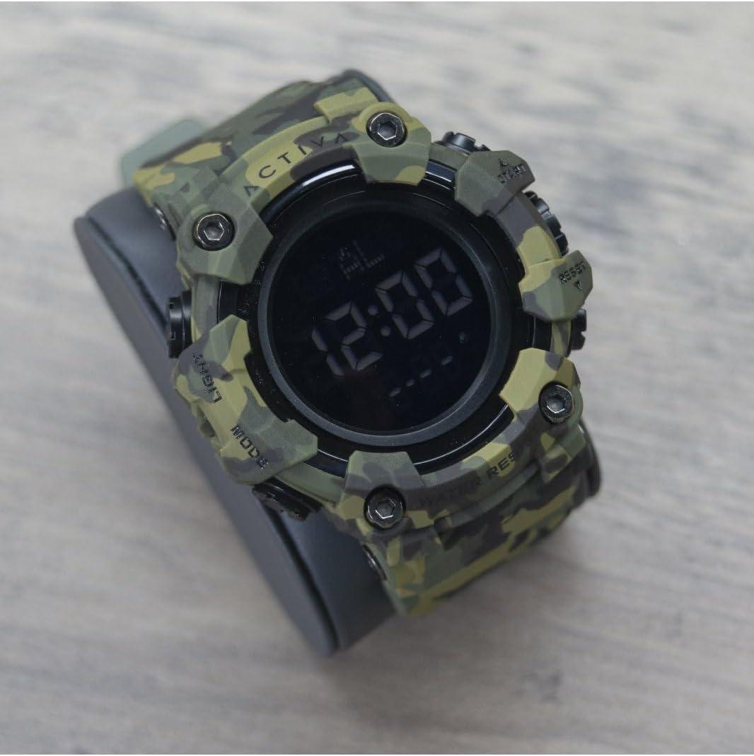 image:imageInvicta Digital Essentials Men 56mm ABS PU Green Camouflage Not Applicable dial Electronic Digital