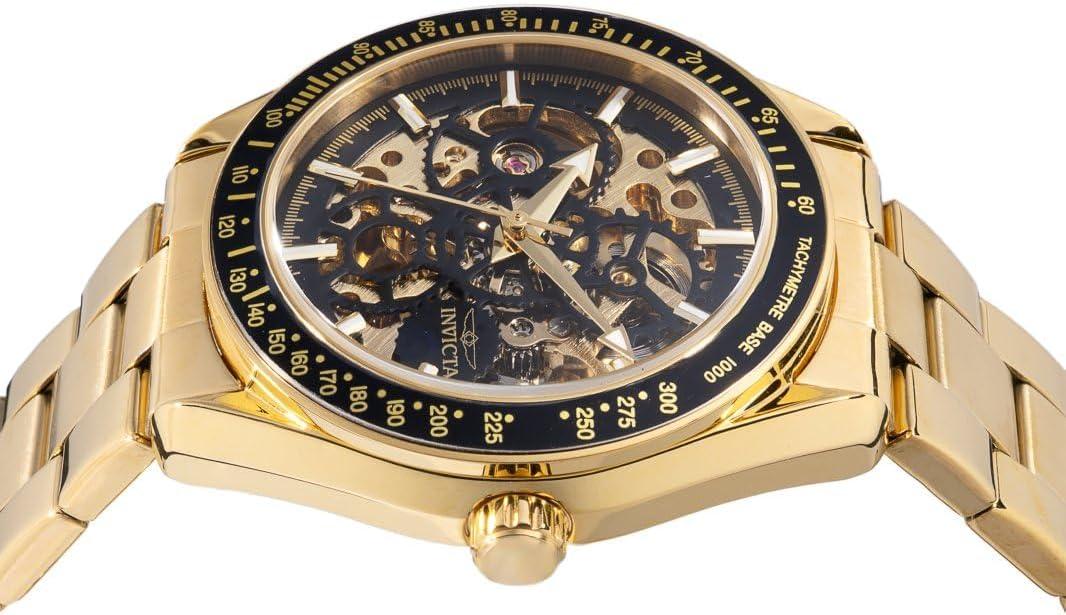 image:imageInvicta Objet D Art Men 43mm Stainless Steel Gold Black dial SK008 Automatic