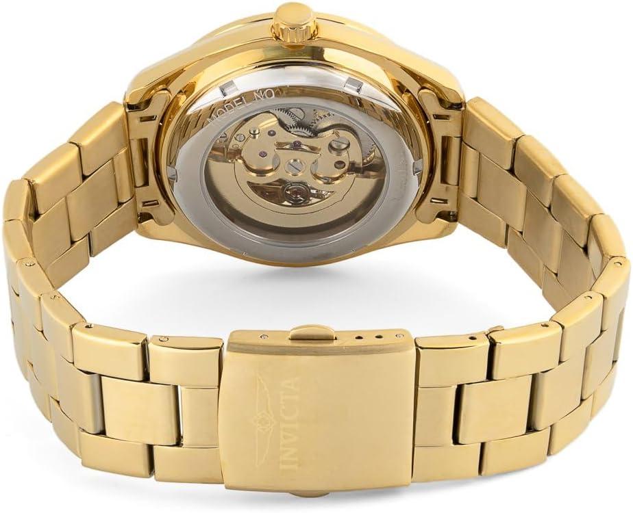 image:imageInvicta Objet D Art Men 43mm Stainless Steel Gold Black dial SK008 Automatic