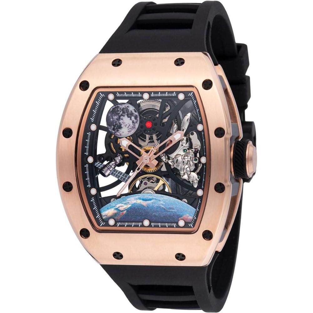 image:imageInvicta S1 Rally Men 41mm Stainless Steel Rose Gold Steel Black dial JX2801 Automatic