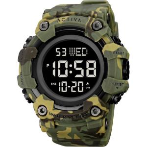 Invicta Digital Essentials Men 56mm ABS + PU Green + Camouflage Not Applicable dial Electronic Digital