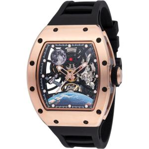 Invicta S1 Rally Men 41mm Stainless Steel Rose Gold + Steel Black dial JX-2801 Automatic
