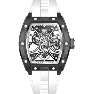 Invicta S1 Rally Men 42mm Stainless Steel + Aluminum Black + White Black dial MG10 Automatic